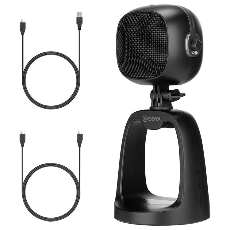 BOYA BY-CM6 USB Desktop Microphone Gain Control Cardioid Mic for PS4 / PS5 / Computer