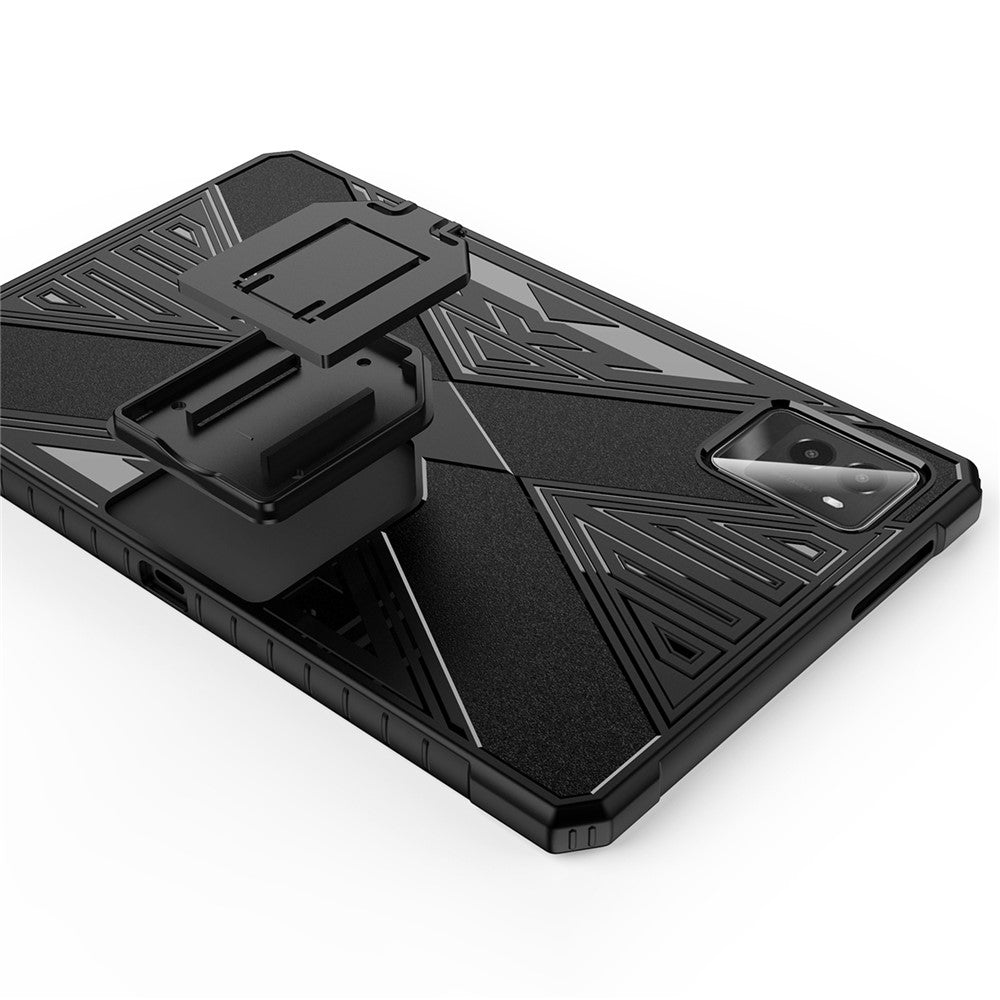 For Lenovo Legion Y700 (2024) TPU Case Kickstand Tablet Protective Cover - Grey