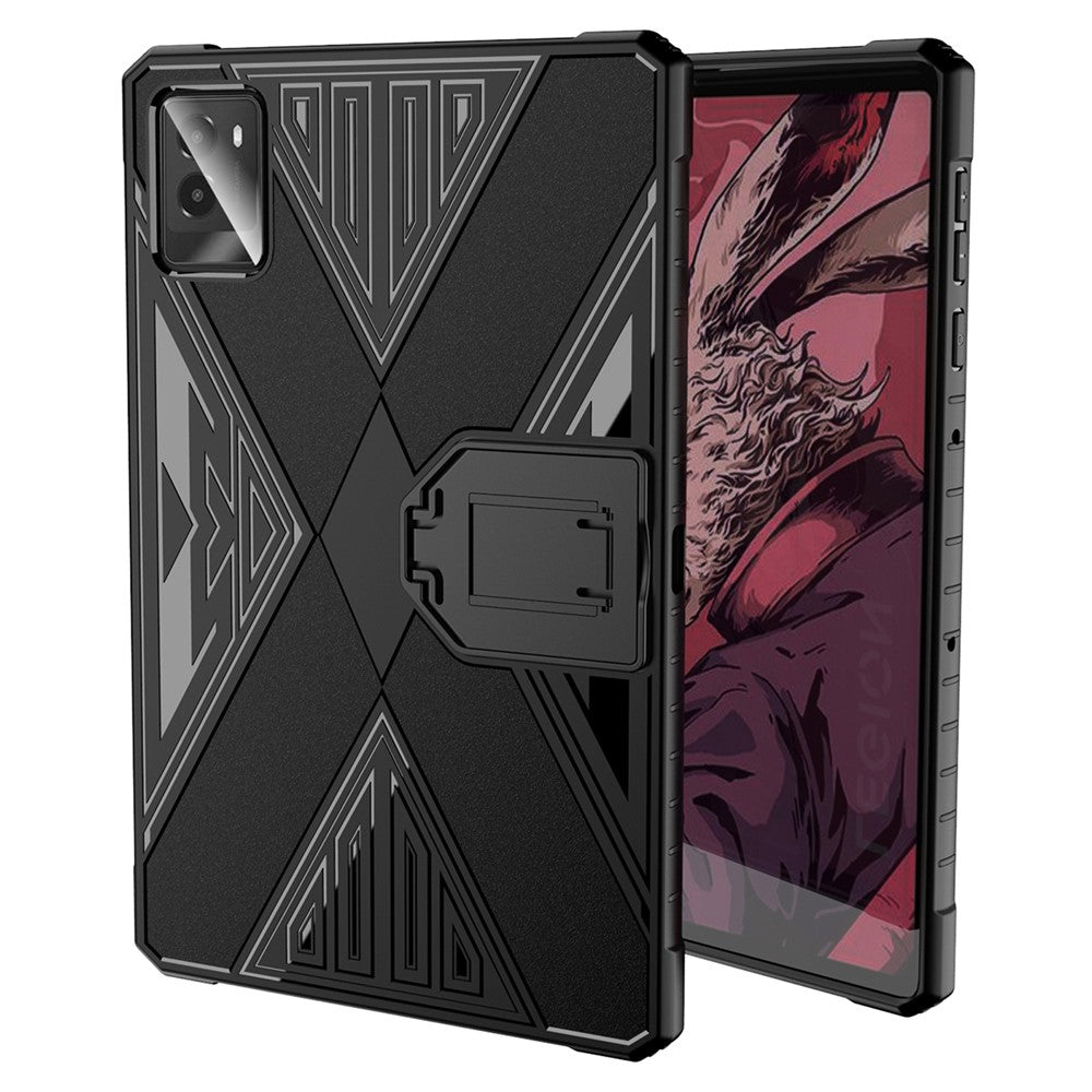 For Lenovo Legion Y700 (2024) TPU Case Kickstand Tablet Protective Cover - Grey
