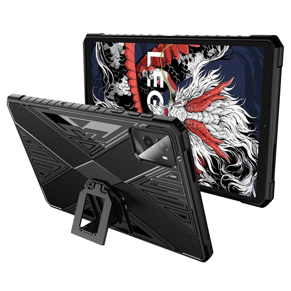 For Lenovo Legion Y700 (2024) TPU Case Kickstand Tablet Protective Cover - Blue