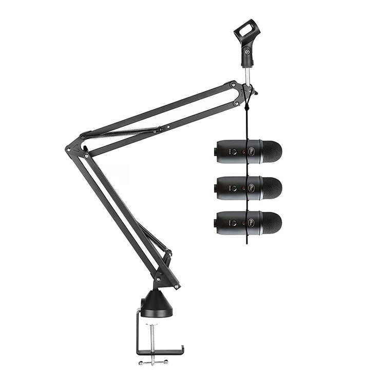 HSP19 360 Degree Rotation Microphone Boom Arm Stand Cantilever Bracket Adjustable Suspension Mic Stand