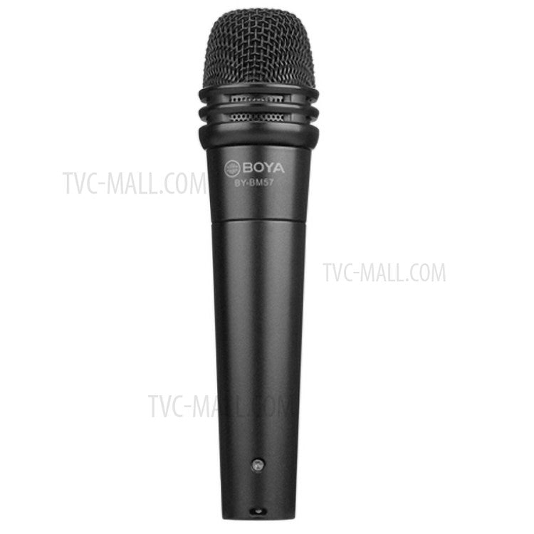 BOYA BY-BM57 Aluminum Zinc Alloy Cardioid Dynamic Microphone for Vocal Speaker Recording