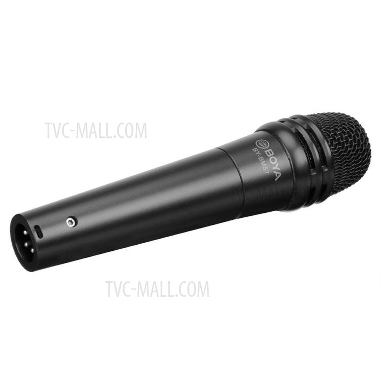 BOYA BY-BM57 Aluminum Zinc Alloy Cardioid Dynamic Microphone for Vocal Speaker Recording