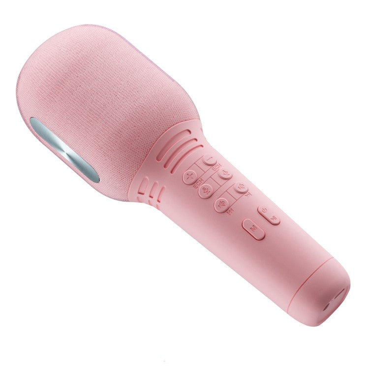 K9 Cute Kids Wireless Karaoke Microphone Home Bluetooth Handheld Music Mic - Pink
