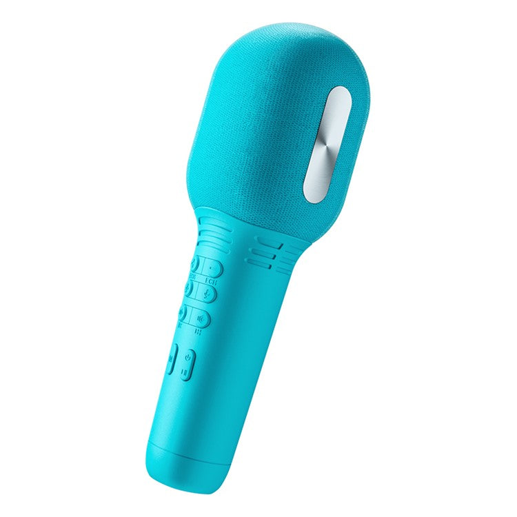 K9 Cute Kids Wireless Karaoke Microphone Home Bluetooth Handheld Music Mic - Blue