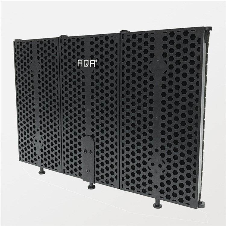 AQA S3 Microphone Isolation Shield High Density Absorbent Foam 3 Folding Panels Sound Shield Mic Recording Equipment