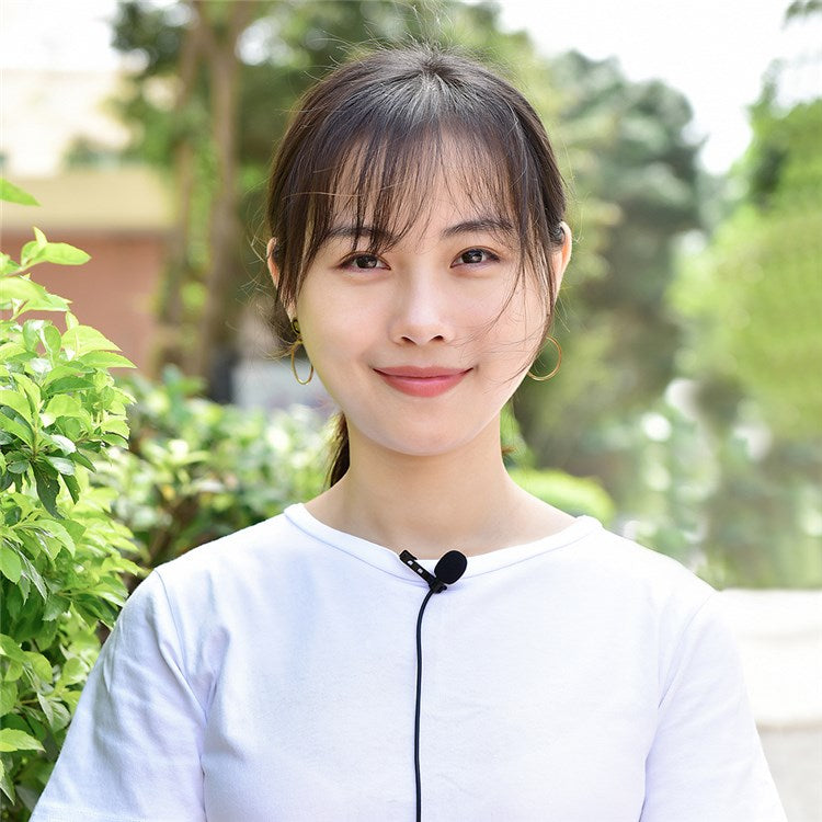 YELANGU MY2 USB Rechargeable Clip-on Microphone 3.5mm Adapter Condenser Mic Phone Camera Computer Microphone for Online Meeting Livestream Remote Teaching Recording