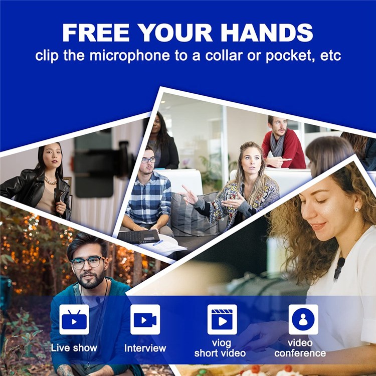 K11 Portable Mini Wireless Lavalier Microphone Noise Cancelling Audio Video Recording Mic (Lightning Interface)