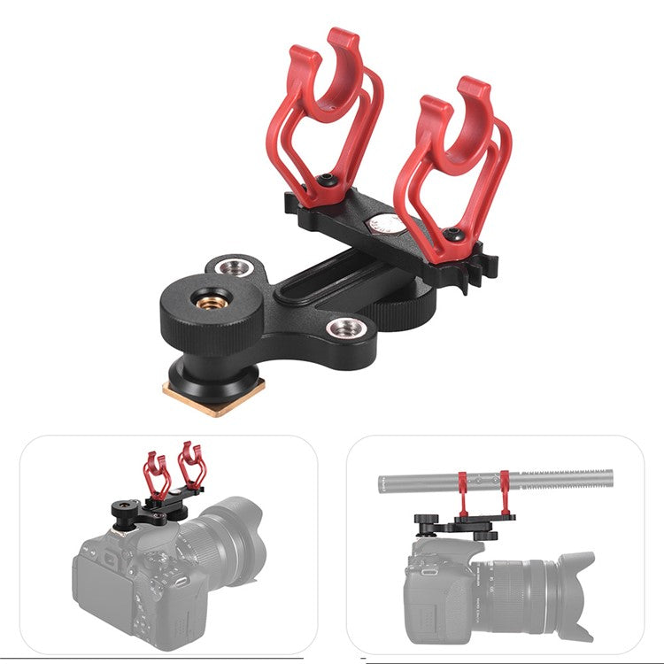 BOYA BY-C30 Microphone Stand Camera Hot Shoe Mount Adapter for 18-20mm Mic Shockproof Holder