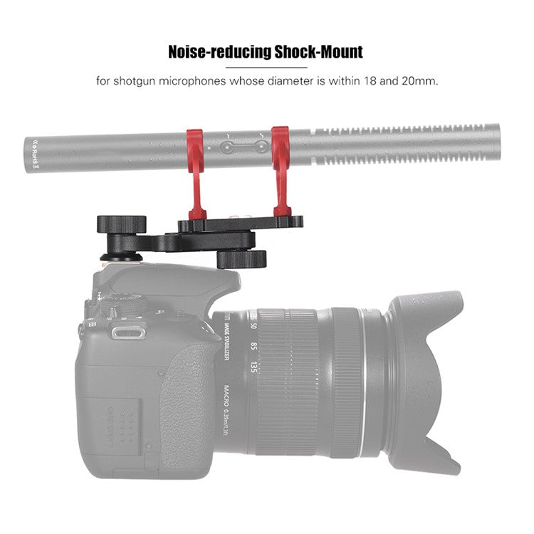 BOYA BY-C30 Microphone Stand Camera Hot Shoe Mount Adapter for 18-20mm Mic Shockproof Holder