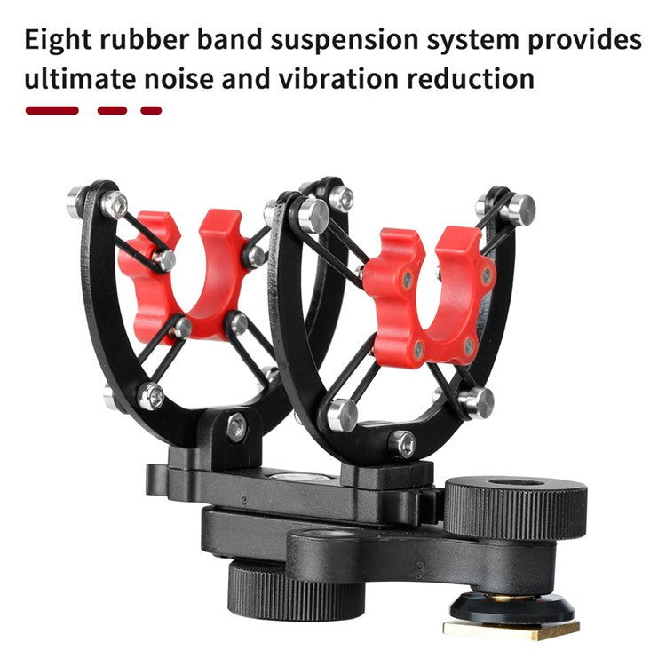 BOYA BY-C40 Suspension Shockmount 360-Degree Rotating Base for 20-22mm Shotgun Microphone