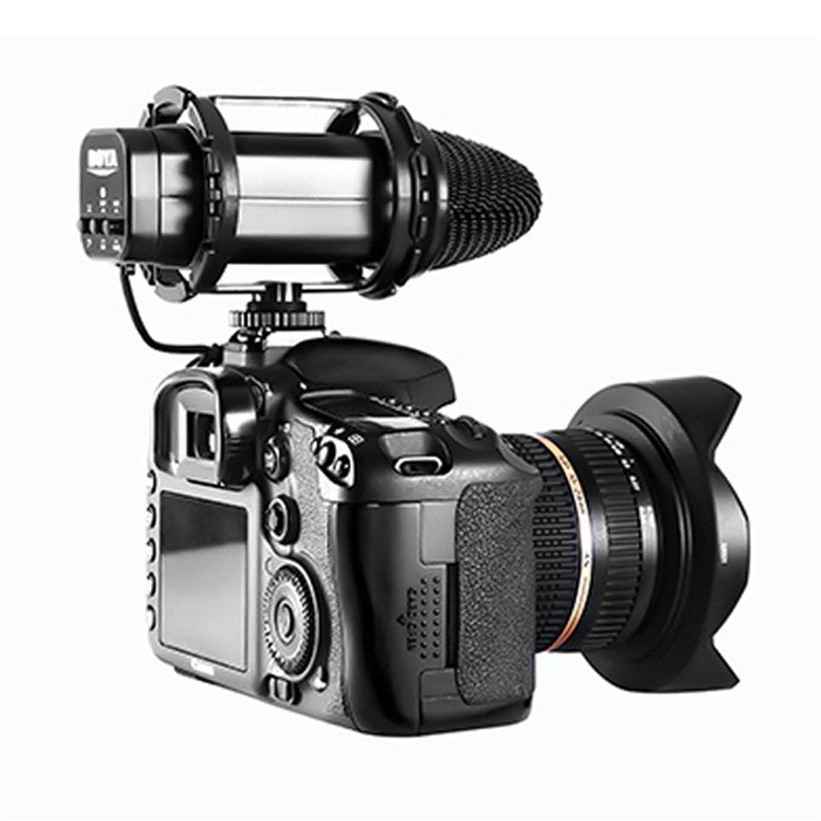 BOYA BY-C03 Microphone Shock Mount with Camera Hot Shoe for 40-48mm Mic Holder Camera Accessories