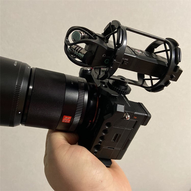 BOYA BY-C03 Microphone Shock Mount with Camera Hot Shoe for 40-48mm Mic Holder Camera Accessories