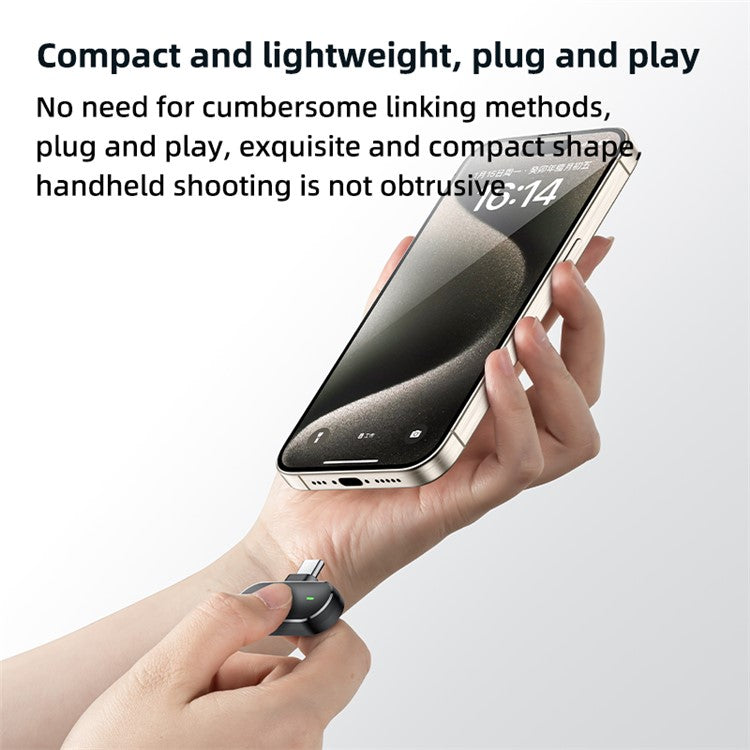 YESIDO KR17 Lavalier Microphone System with Charging Case, 2 Transmitter+1 Receiver