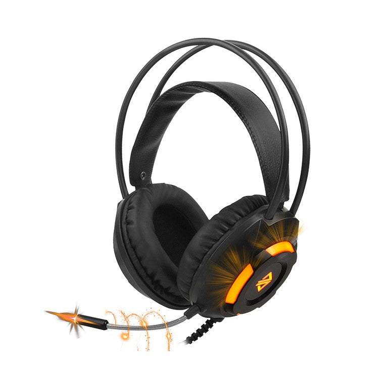 AJAZZ AX120 7.1 Channel Stereo Gaming Headset Noise Cancelling Over Ear Headphones with Mic - Black