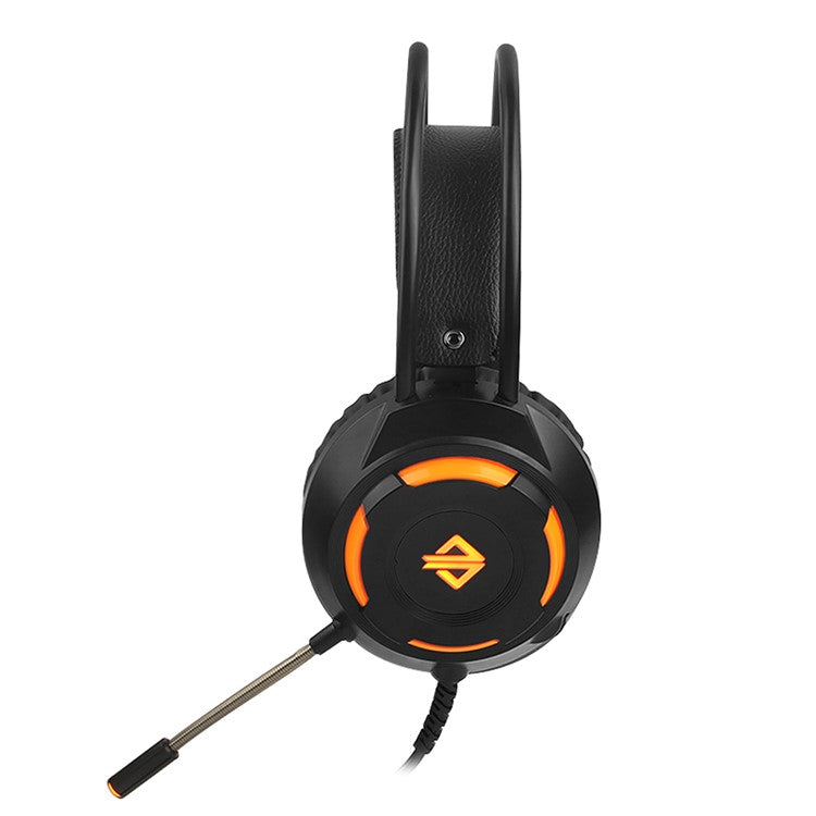 AJAZZ AX120 7.1 Channel Stereo Gaming Headset Noise Cancelling Over Ear Headphones with Mic - Black