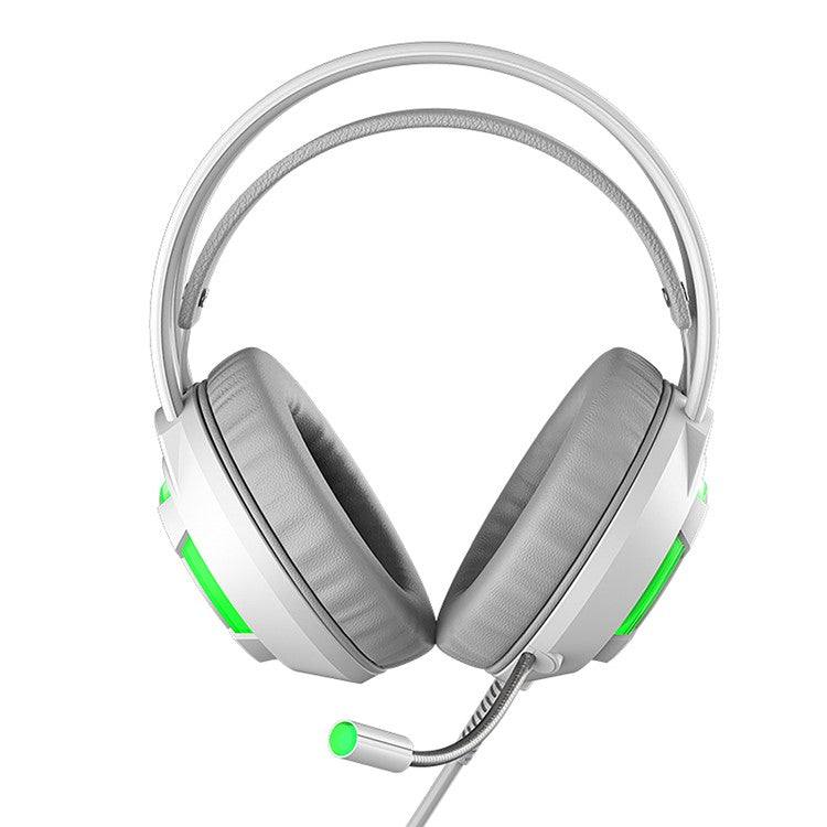 AJAZZ AX120 7.1 Channel Stereo Gaming Headset Noise Cancelling Over Ear Headphones with Mic - Silver