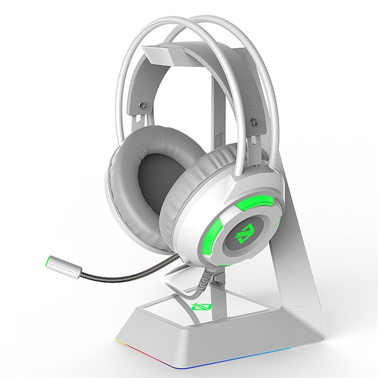 AJAZZ AX120 7.1 Channel Stereo Gaming Headset Noise Cancelling Over Ear Headphones with Mic - Silver