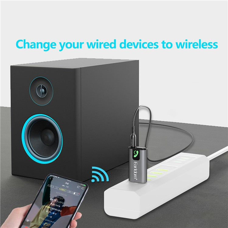 EARLDOM ET-BR12 Bluetooth 5.3 Audio Receiver AUX TF Music Playback USB Adapter