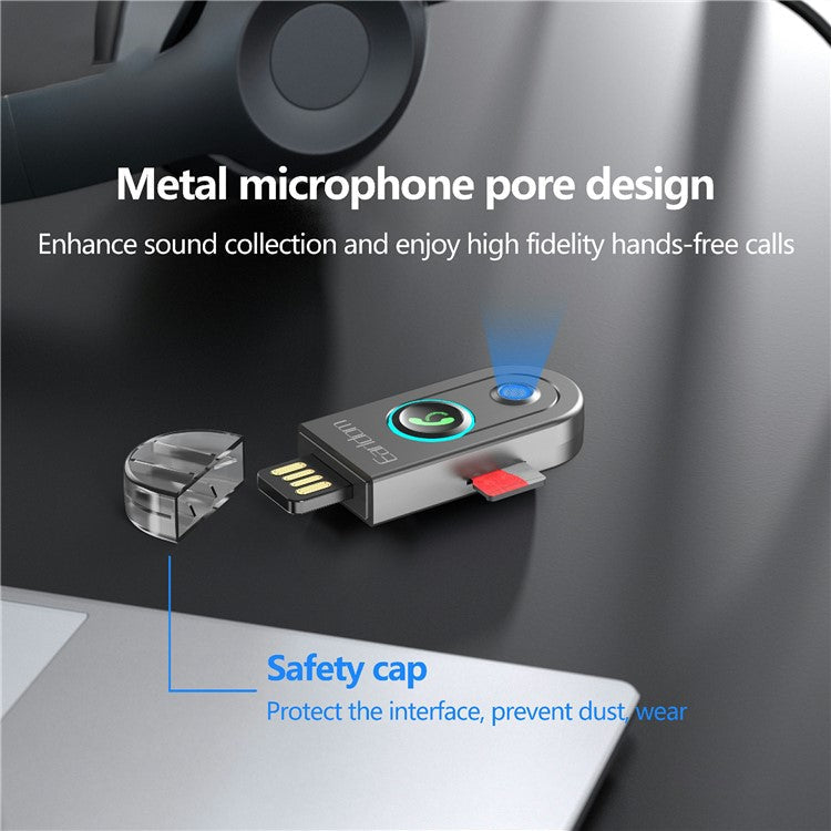 EARLDOM ET-BR13 Bluetooth 5.3 Audio Receiver 3.5mm Aux Receiver Stereo Speaker