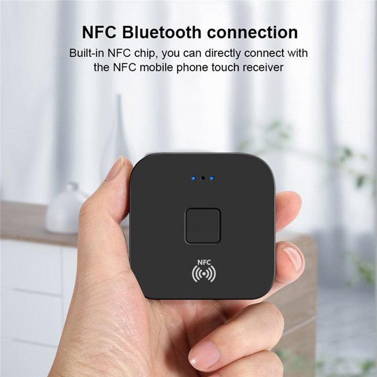 WB11 NFC Wireless Audio Receiver 3.5mm AUX 2RCA HIFI Stereo Audio Bluetooth 5.0 Adapter