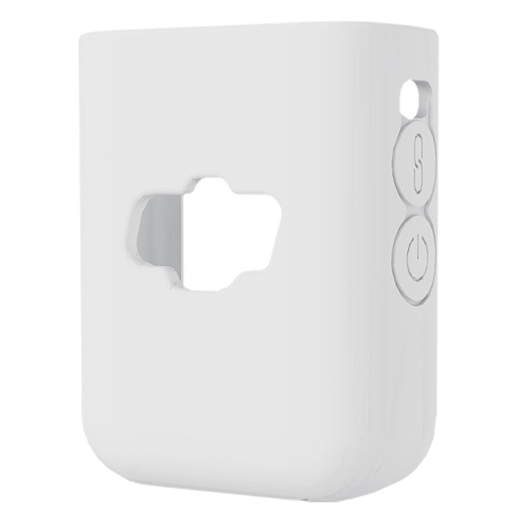 BRDRC For DJI Mic 2 Silicone Case Wireless Microphone Protective Cover - White