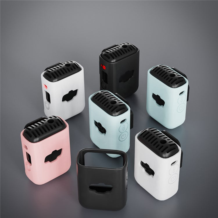 BRDRC For DJI Mic 2 Silicone Case Wireless Microphone Protective Cover - Pink