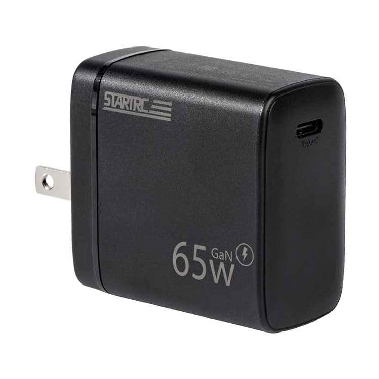 STARTRC 1129939 65W PD Fast Charger Adapter Portable Mini GaN III Wall Charge with Type-C Port, US Plug