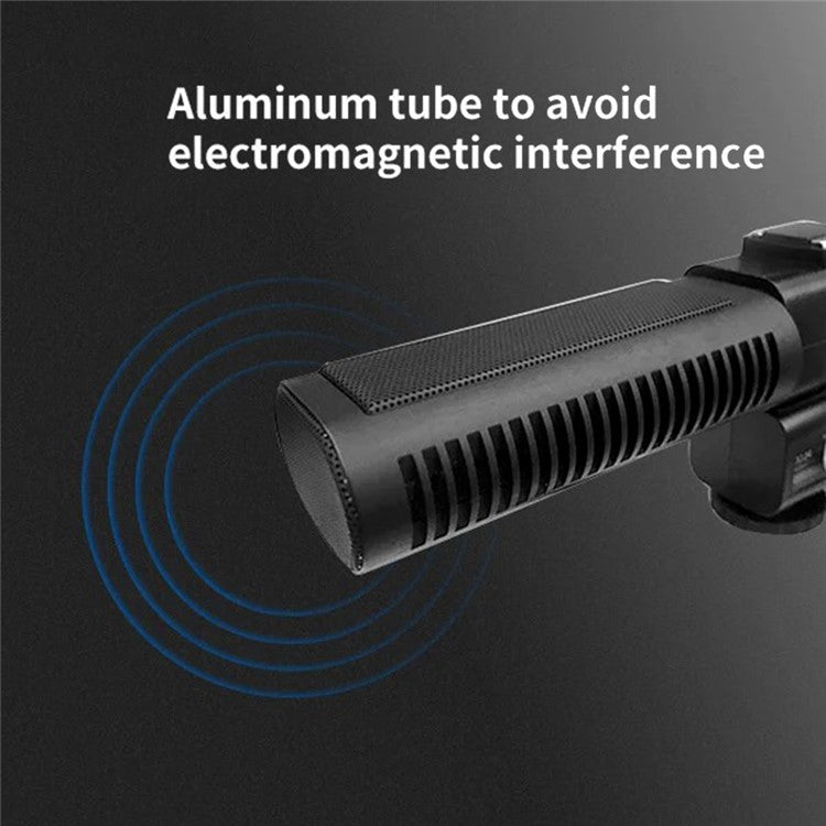 ORDRO CM530 Video Recording Microphone 3.5mm Stereo Plug Noise Reduction Mic for Camera