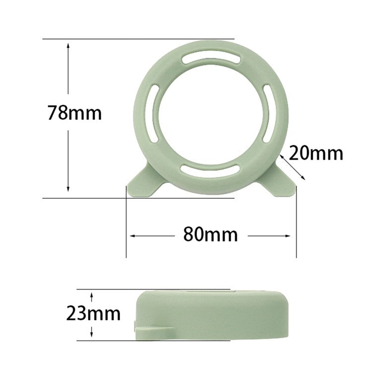 For Honor Marvel Portable Bluetooth Speaker Pro Soft Silicone Case Two End Protective Sleeve - Black