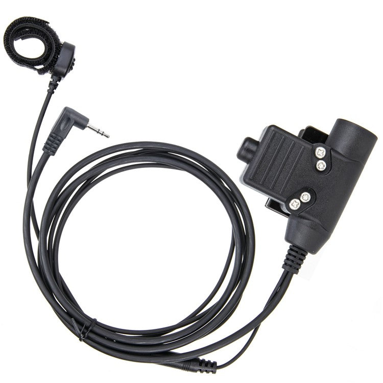 High Strength Finger Microphone U94 PTT Adapter for Motorola Talkabout T5428 / TLKR T80 Walkie Talkie