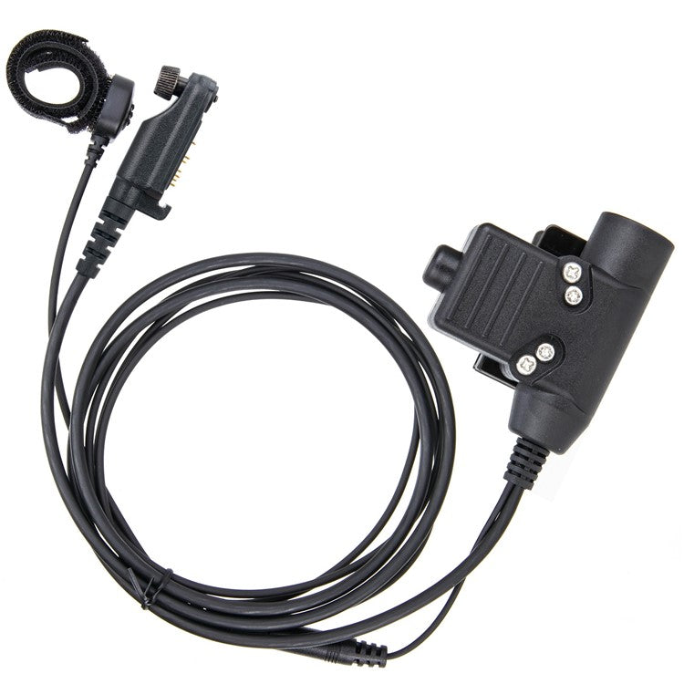 U94 PTT Finger Microphone Adapter for Hytera X1p / PD600 / PD602 / PD602G / PD605 Walkie Talkie