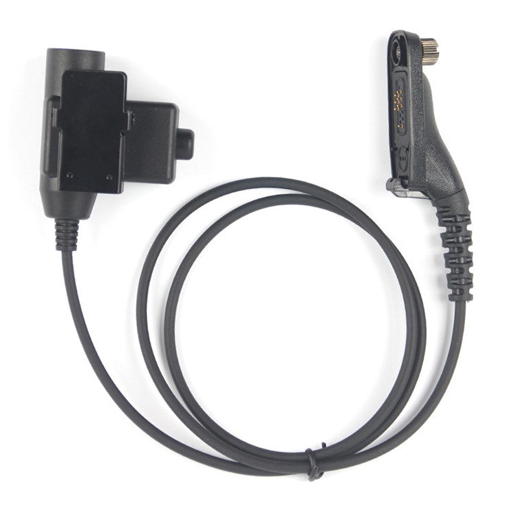 Ham Radio Walkie Talkie U94 PTT Headset Adapter for Motorola Xir P8268 / DP4800 / APX-4000 / APX-6000 / APX-7000