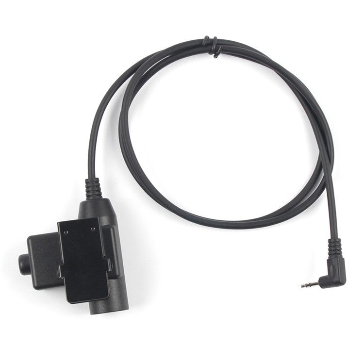 2.5mm Jack Ham Radio Walkie Talkie U94 PTT Headset Adapter for Motorola Talkabout T5428 / TLKR T80 / EM1000 / EM1000R / EM1010TPR