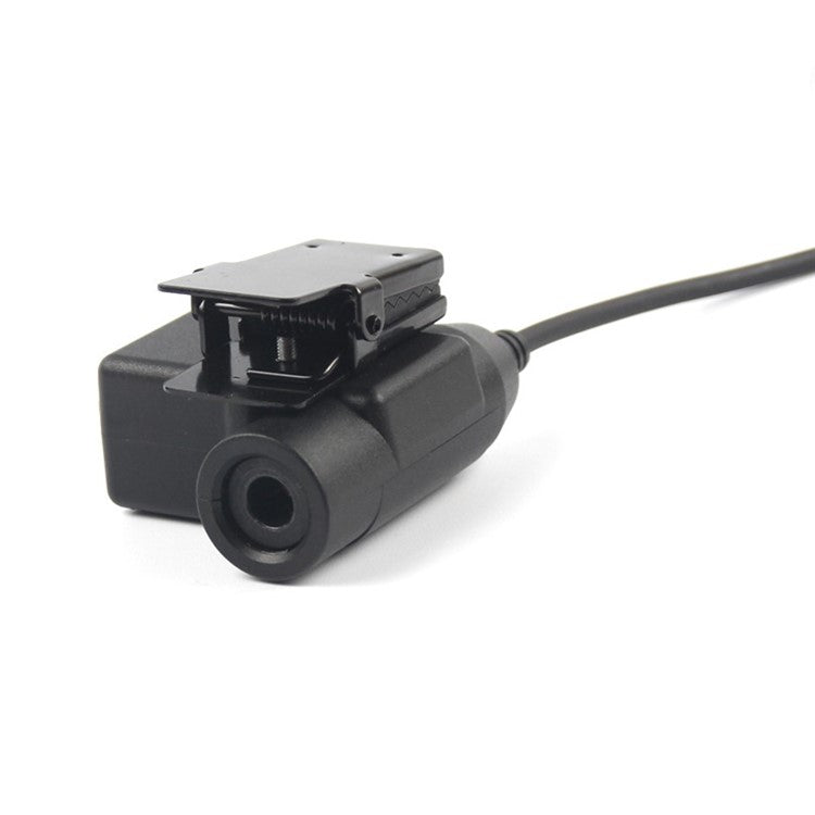 2.5mm Jack Ham Radio Walkie Talkie U94 PTT Headset Adapter for Motorola Talkabout T5428 / TLKR T80 / EM1000 / EM1000R / EM1010TPR