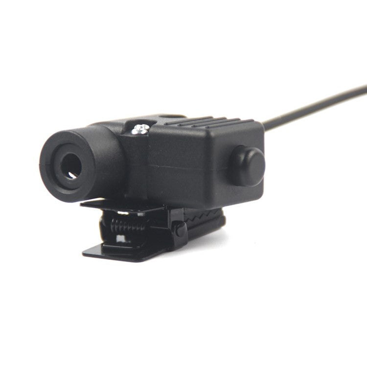 2.5mm Jack Ham Radio Walkie Talkie U94 PTT Headset Adapter for Motorola Talkabout T5428 / TLKR T80 / EM1000 / EM1000R / EM1010TPR