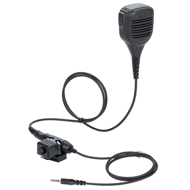 Ham Radio 7.1mm Speaker Microphone with U94 PTT for Iphone / Samsung / HTC Cellphone with 3.5mm Jack