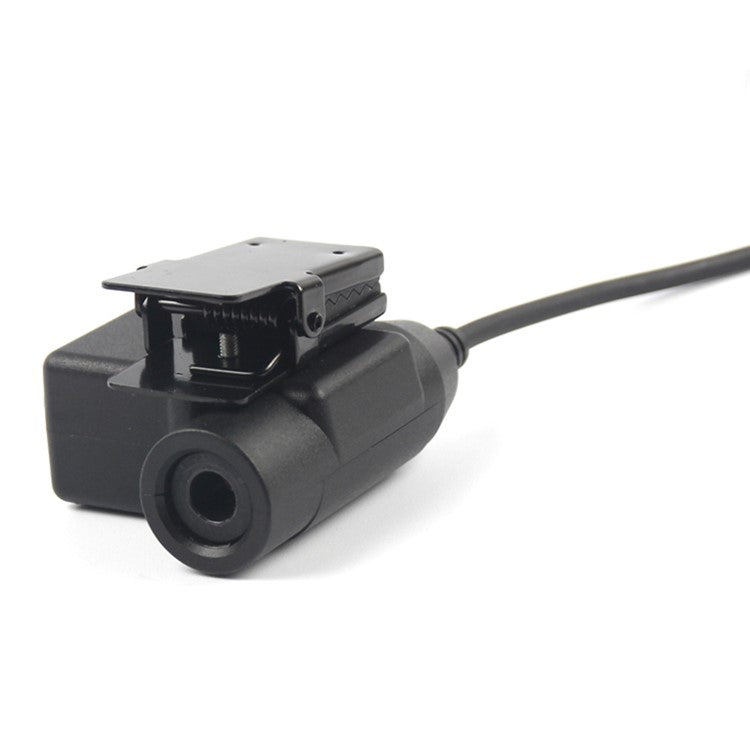 Ham Radio 7.1mm Speaker Microphone with U94 PTT for Iphone / Samsung / HTC Cellphone with 3.5mm Jack