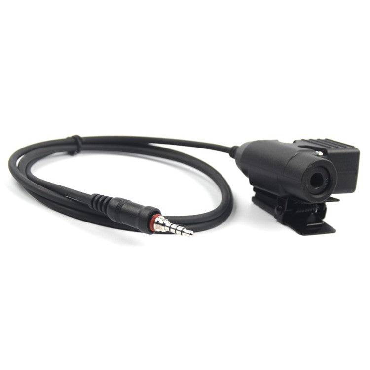 Ham Radio Walkie Talkie U94 PTT Headset Adapter for Yaesu Vertex VX-120 / VX-127 / VX-6R / VX-7R / VX-6E