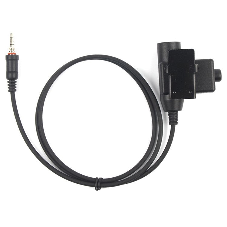 Ham Radio Walkie Talkie U94 PTT Headset Adapter for Yaesu Vertex VX-120 / VX-127 / VX-6R / VX-7R / VX-6E