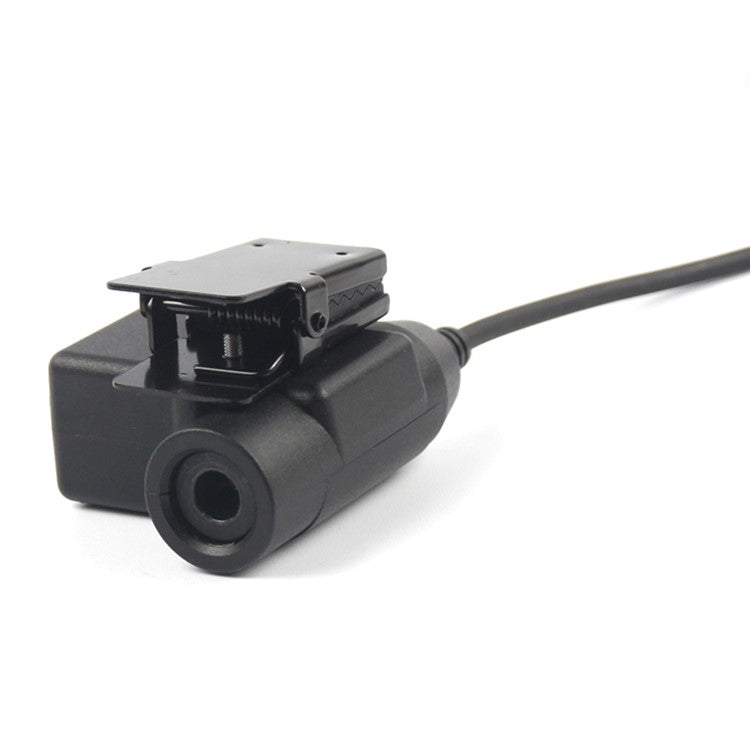 Ham Radio 7.1mm Adapter Speaker Microphone with U94 PTT for Baofeng Kenwood HYT TYT