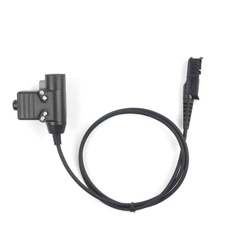 Ham Radio 7.1mm Adapter Speaker Microphone with U94 PTT for Motorola Xir P6600 / P6620 / DP2400 / MTP3250 / DEP550
