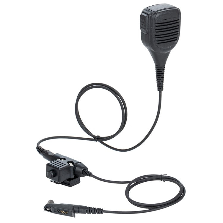Ham Radio 7.1mm Speaker Microphone with U94 PTT Headset Adapter for Motorola GP328Plus