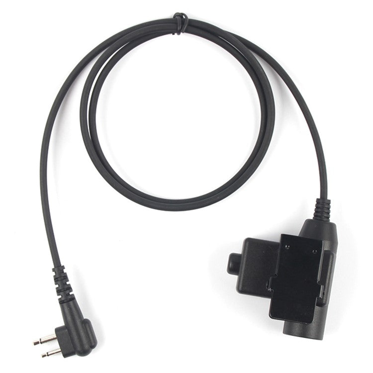 Ham Radio 7.1mm Speaker Microphone with U94 PTT Headset Adapter for Motorola DEP450 / EP450 / GP88 / GP300 / CP88