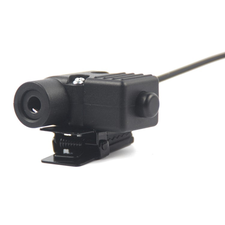 Ham Radio 7.1mm Speaker Microphone with U94 PTT Headset Adapter for Motorola DEP450 / EP450 / GP88 / GP300 / CP88