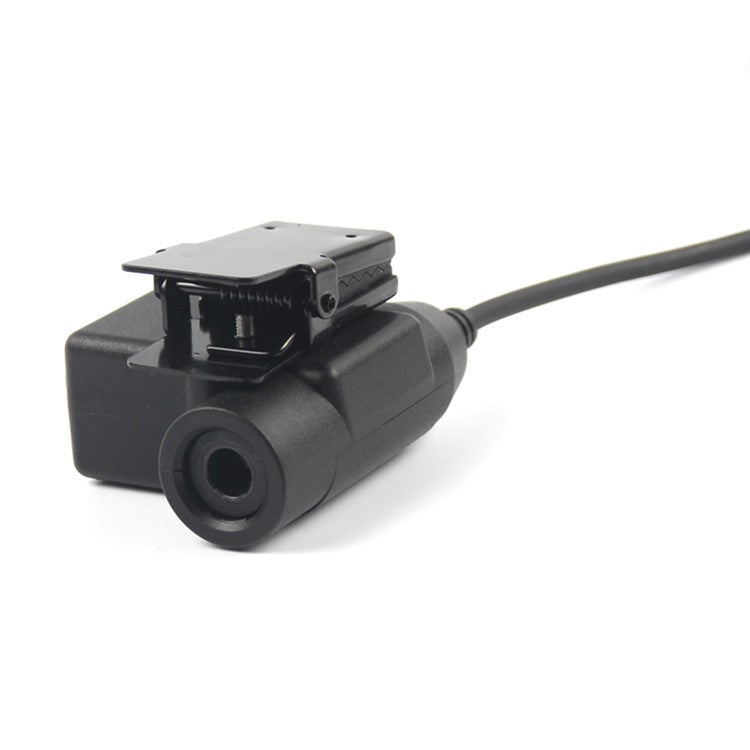 Ham Radio 7.1mm Speaker Microphone with U94 PTT Headset Adapter for Motorola Xir P8268 / DP4800 / APX-4000 / APX-6000 / APX-7000