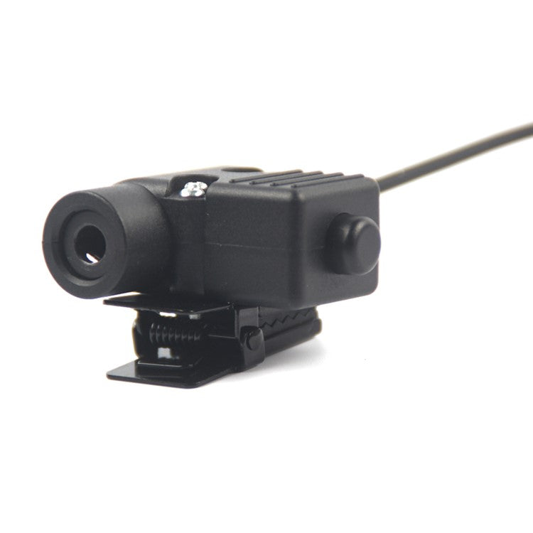 Ham Radio 7.1mm Speaker Microphone with U94 PTT Headset Adapter for Motorola Xir P8268 / DP4800 / APX-4000 / APX-6000 / APX-7000