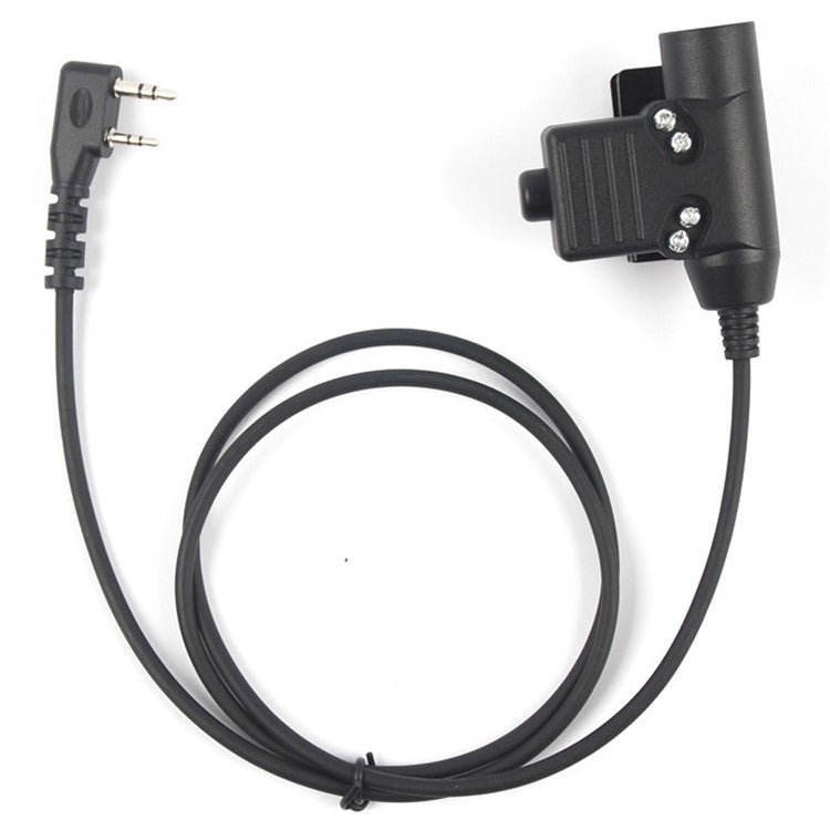 For Baofeng UV-5R / UV-8D / UV-8 / UV-B5 / UV-B6 / Kenwood TK-208 / TK-220 Walkie Talkie Pilot Headphone with U94 PTT Adapter