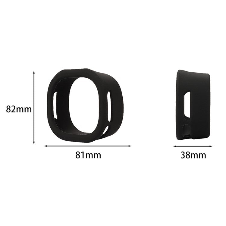 2Pcs For Sony ULT Field 1 Silicone Case Bluetooth Speaker Protective Cover - Black