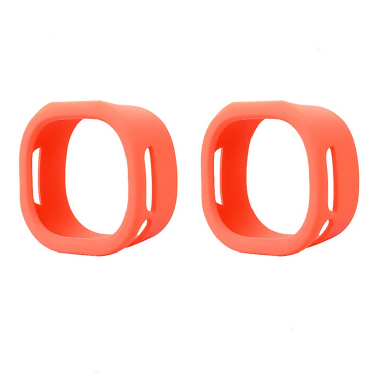 2Pcs For Sony ULT Field 1 Silicone Case Bluetooth Speaker Protective Cover - Orange